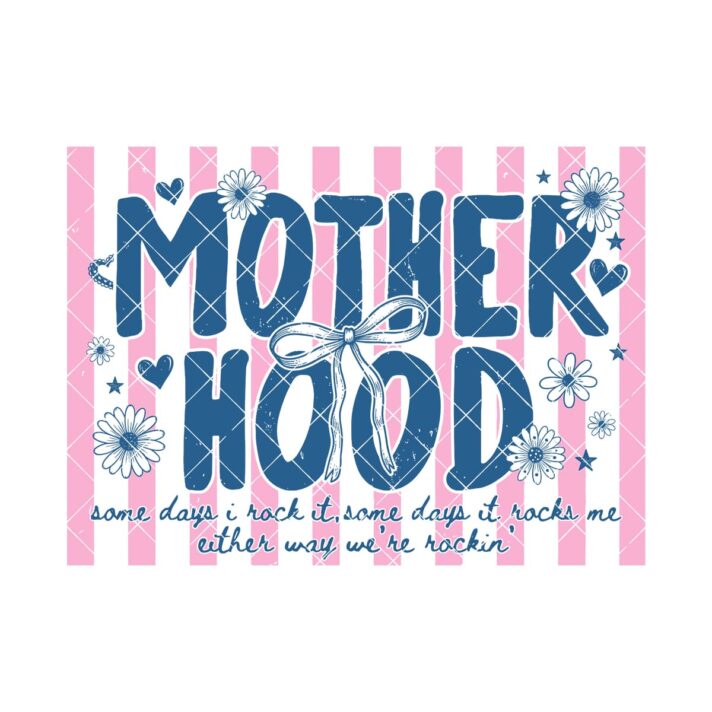 Motherhood Retro Sublimation Design Png 1200